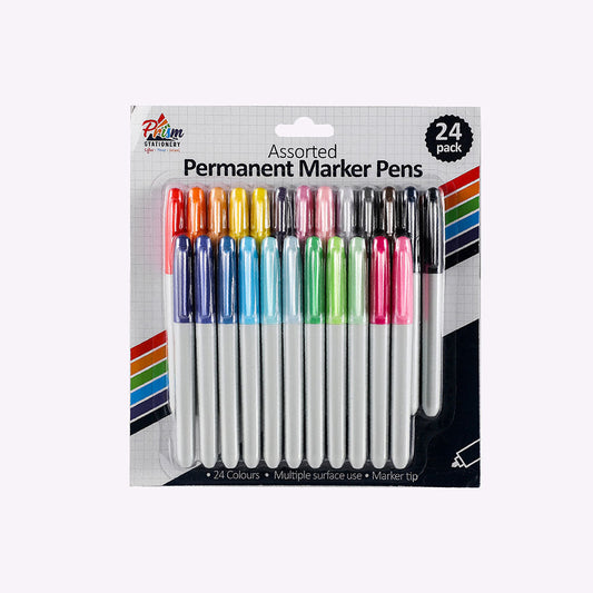 Permanent Marker Pens 24PK